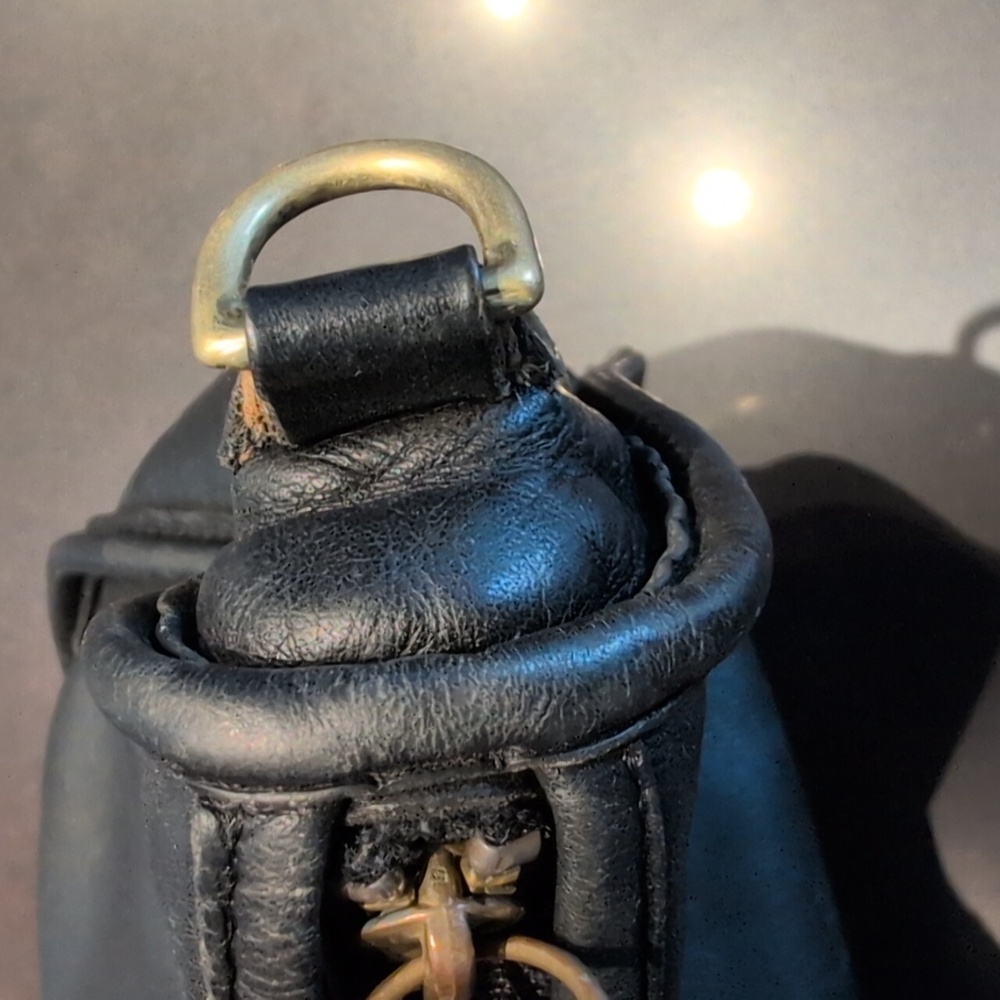 Vintage Coach Swinger 4040 Black Project Bag - Picture 7 of 14